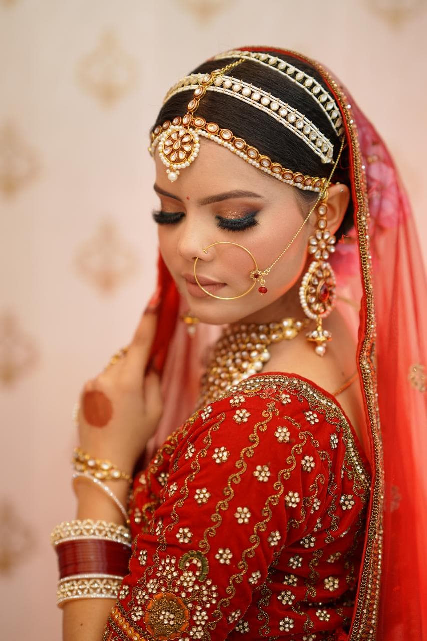 Bridal makeover in progress